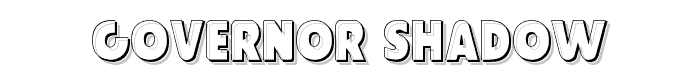 Governor Shadow font